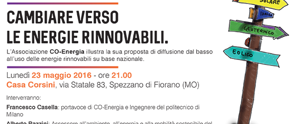 Concretamente verso le Rinnovabili. IaiaGi Presenta Concretamente verso le Rinnovabili. IaiaGi Presenta